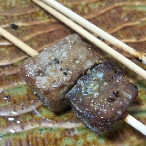 豚レバー串焼き☆ニンニク醤油